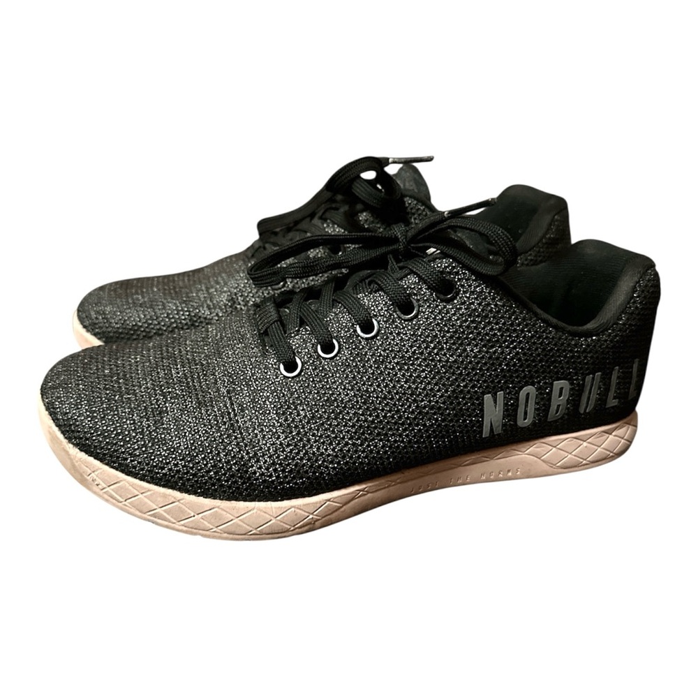 Nobull Women’s Outwork Strength Training Heather Black Dusty Rose Shoes Size 9